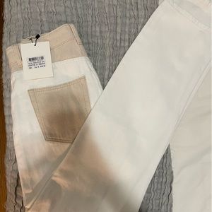 DISSH Haigh Cream denim jeans, NWT
